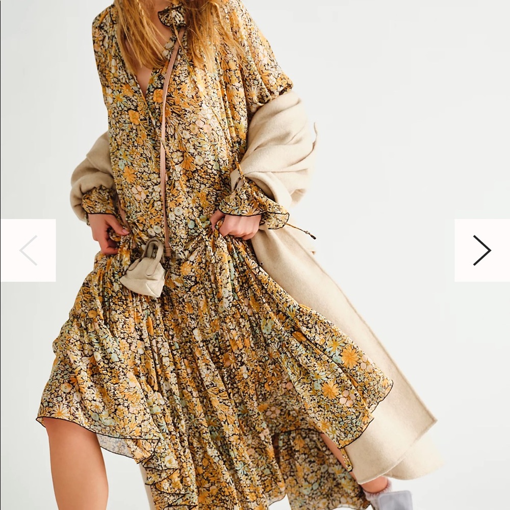 Free People Feeling Groovy Maxi Dress Size L